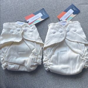 2 Esembly Cream Cloth Diapers